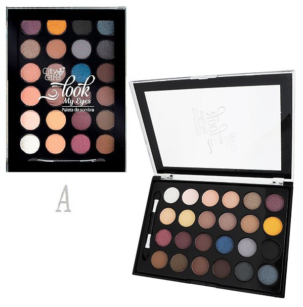 City Girls - Paleta de SOmbras Look My Eyes CG130 - A