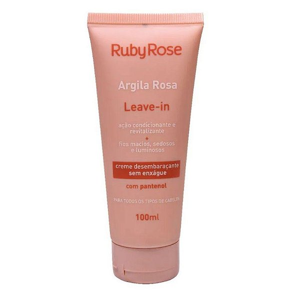 Ruby Rose - Leave-In Argila Rosa  HB803 - Kit com 4 Unid