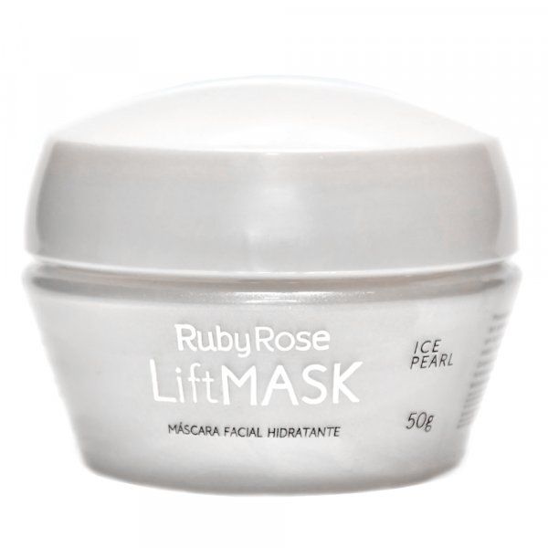 Ruby Rose - Mascara Facial Hidratante Lift Mask Ice Pearl HB402​ - Kit com 6 Unid
