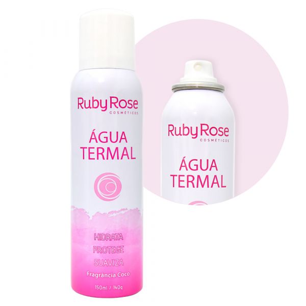 Ruby Rose - Agua Termal com fragrância de Coco HB305 - Kit C/ 6 Unid