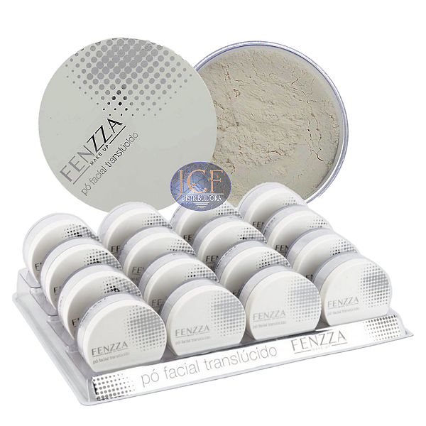 Fenzza - Pó Facial Translúcido FZ34009 - Display c/ 16 Unid