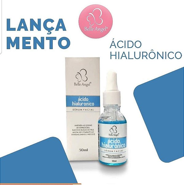 Belle Angel - Serum Facial Acido Hialuronico Hidratação Profunda I026 - Unitario