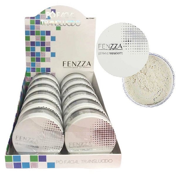Fenzza - Pó Facial Translúcido  FZ34001 - Display com 12 unidades