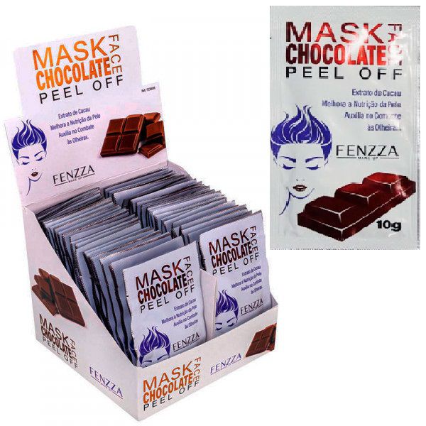 Fenzza - Máscara Facial Anti Olheiras Mask Sachê 10g  FZ38018 - Display C/ 50 Unid