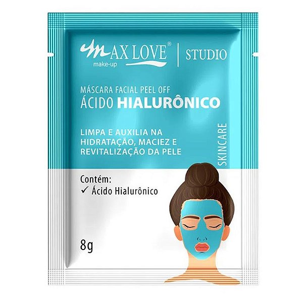Max Love - Mascara Facial Peel Of Acido HIaluronico  Sache - Unitário