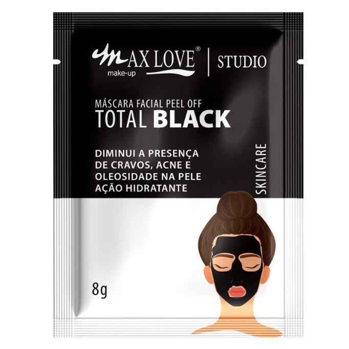 Max Love - Mascara Facial Peel Of Total Black Sache