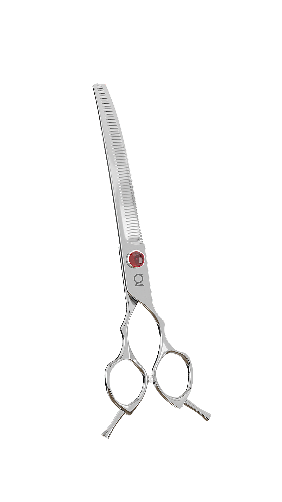 Tesoura Groom Show JSK2  7.5" (Semidentada Curva)
