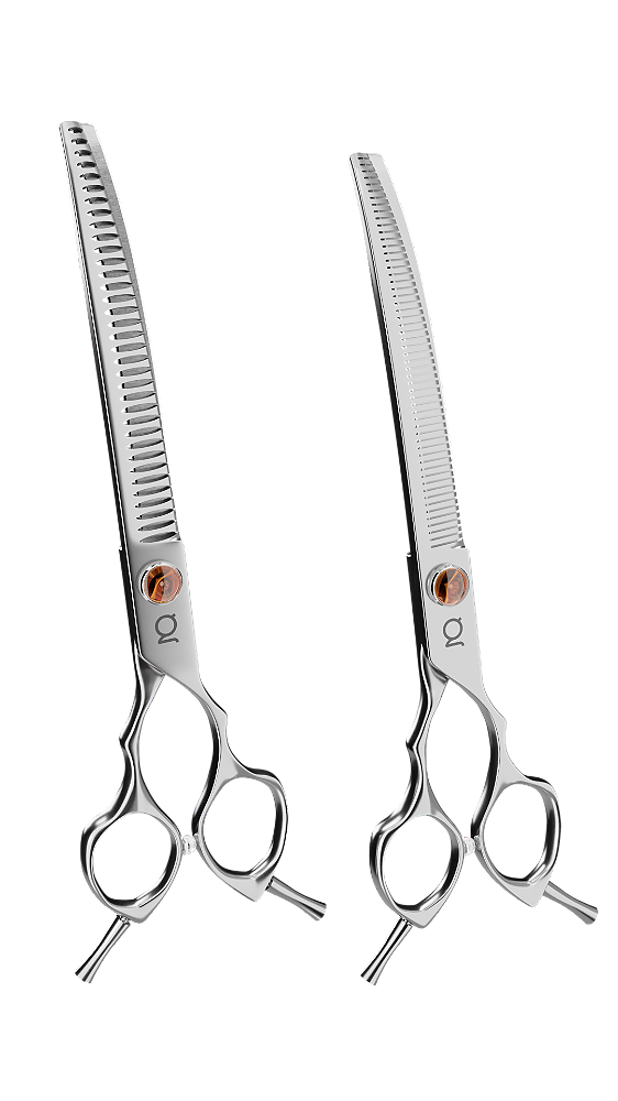Kit Groom Show Jsk2  - 7,5" (Tubarão curva e Semi dentada curva)