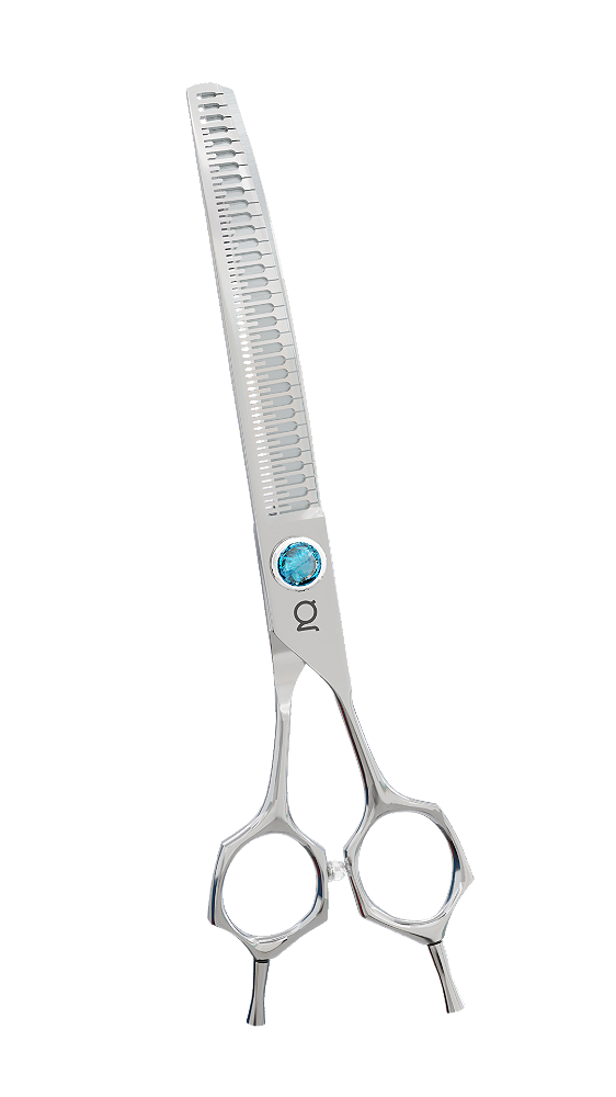 Tesoura Groom Show Akio 7.5"  (Tubarão curva) Fantástic edition