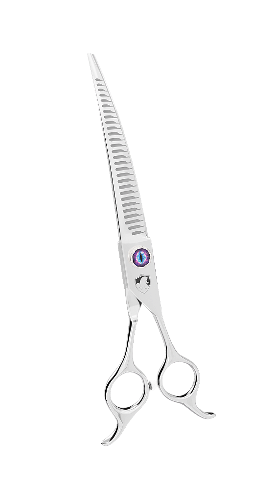 BLACK FRIDAY Tesoura Groom Show Akro 7,5" (Curva Tubarão)