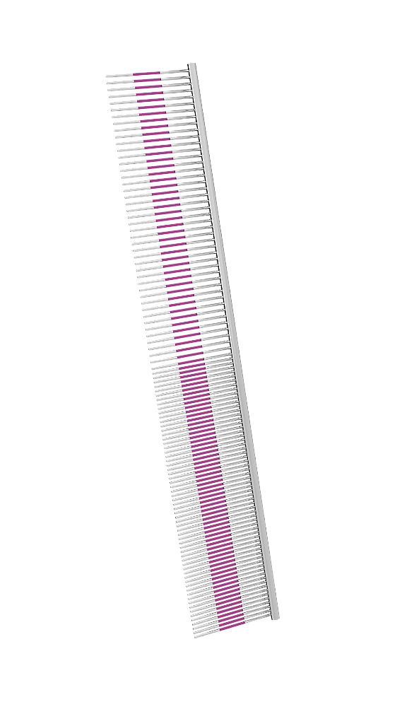 Pente Groom Show Fantástic (GripLine edition) - 23 cm