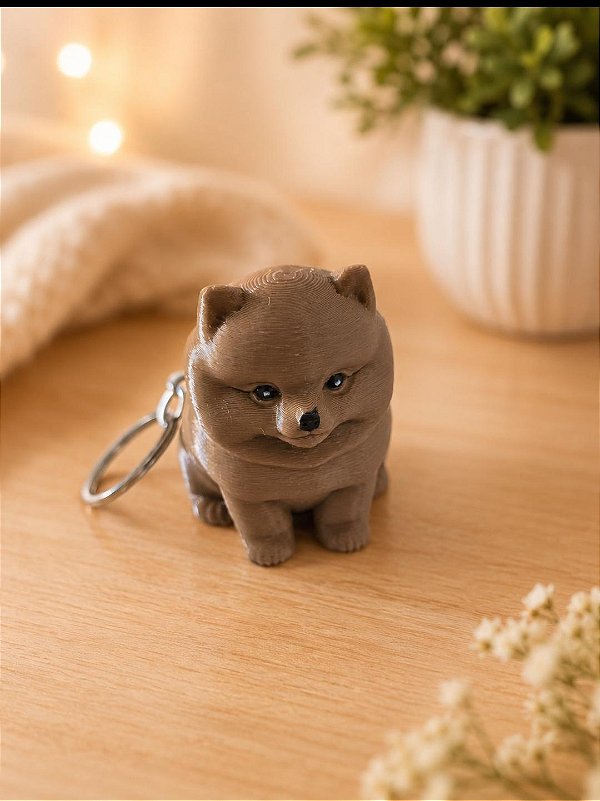Chaveiro Pet Spitz Alemão | Cachorrinho Fofo |