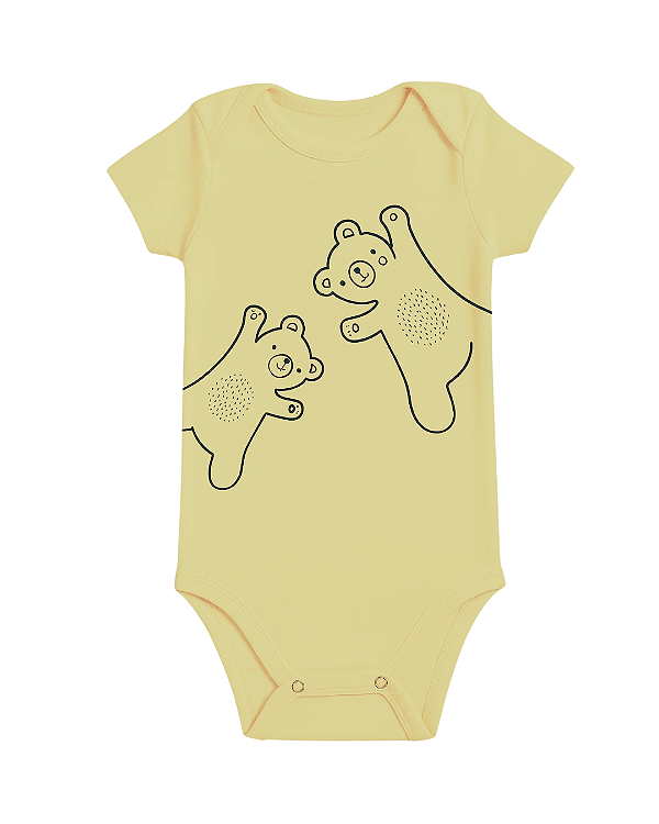 BODY MANGA CURTA AREIA ESCURA URSOS