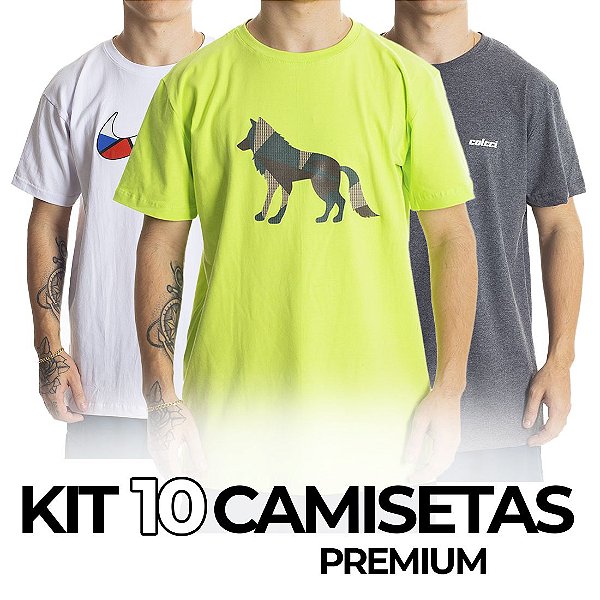 KIT 10 CAMISETAS MASCULINAS PREMIUM - Compre roupas masculinas no atacado  com otima qualidade e receba em sua casa em qual quer lugar do brasil.