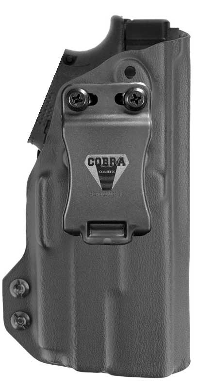 Coldre Kydex Glock [G19] - [G23] - [G25] - [G19x] - [G44] - [G45] - Velado - Uso com Lanterna [PL MINI 2]