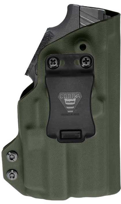 Coldre Kydex Taurus [GX4 Carry] - Velado - Uso com Lanterna [BALDR MINI] - [BALDR MINI RL] - Verde Oliva