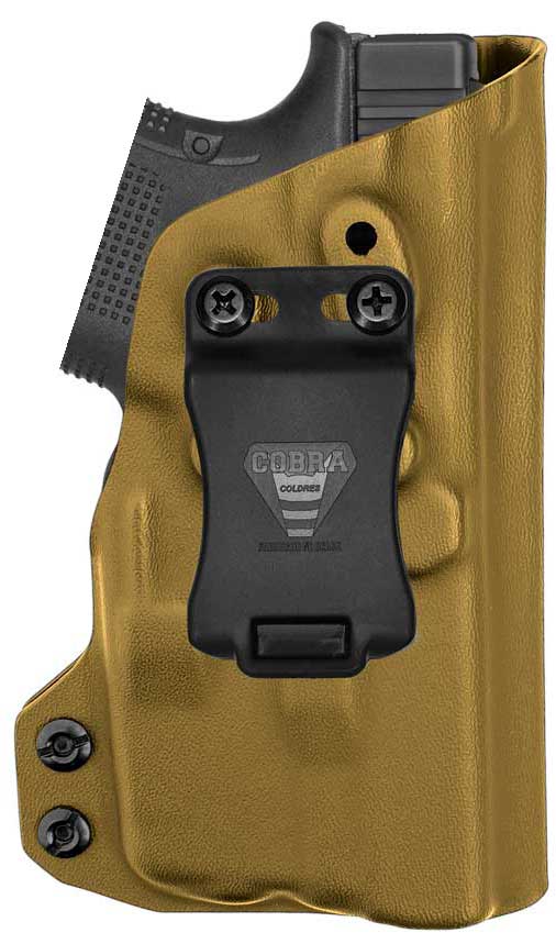 Coldre Glock [G26] - [G27] - [G28] - Velado - Uso com Lanterna StreamLight [TLR-6] - Coyote