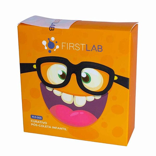 CURATIVO PÓS-COLETA INFANTIL ROLO - 500 UN/CX - FIRSTLAB