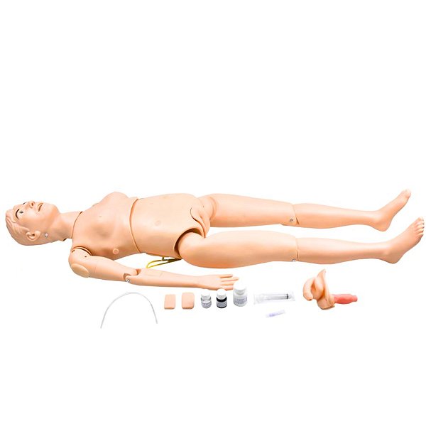 MANEQUIM ADULTO BISSEXUAL P/ CUIDADOS EM ENFERMAGEM - SDORF