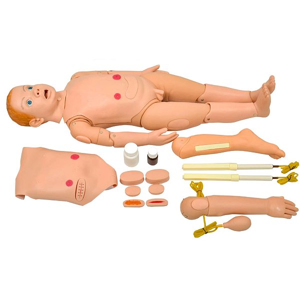 MANEQUIM BISSEXUAL INFANTIL 3 À 5 ANOS -TREINO DE ENFERMAGEM
