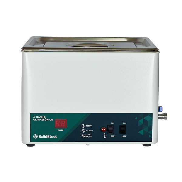 BANHO ULTRASSONICO 35°C FIXO 40khz  ANVISA E TIMER