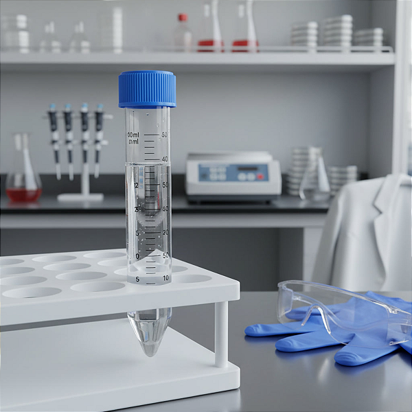 TUBO DE CENTRIFUGAÇÃO ESTERIL 50ML FUNDO CÔNICO -TIPO FALCON