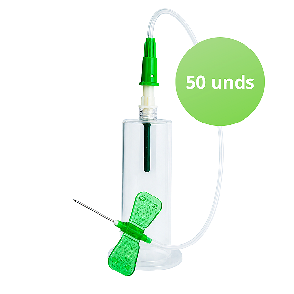 Kit De Adaptador De Agulha + Escalpe 21g