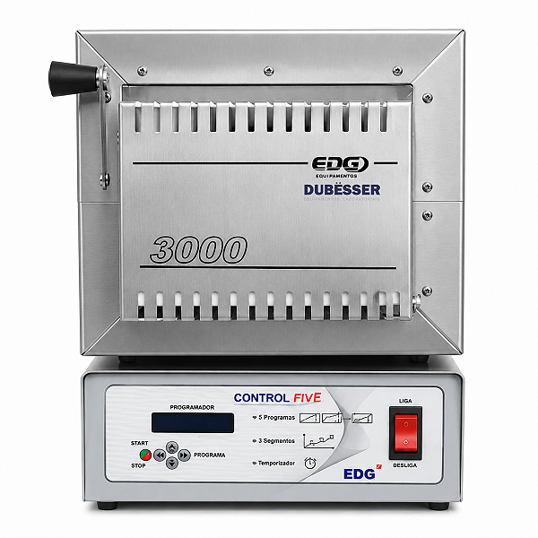 Forno Mufla para Anéis Odontológicos F-3000 5P até 1000°C