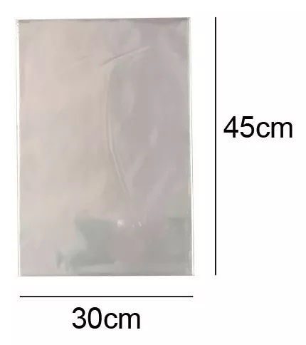 SACO PLÀSTICO TRANSPARENTE CRISTAL PP 30X45