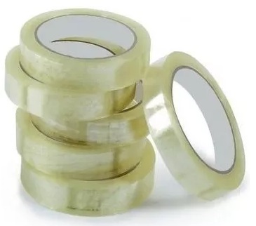 Fita Adesiva PP 18X50 Mts Transparente - 1 KIT (5 UNIDADES)