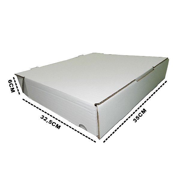 Caixa Para Esfiha Conjugada 35x32,5x6 cm - 20 unidades