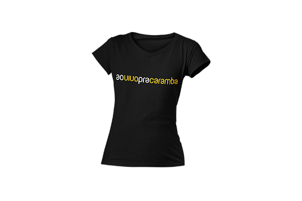 Camiseta Feminina Humberto Gessinger - Ao Vivo Pra Caramba