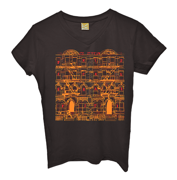 Camiseta Feminina Led Zeppelin  - Physical Graffiti