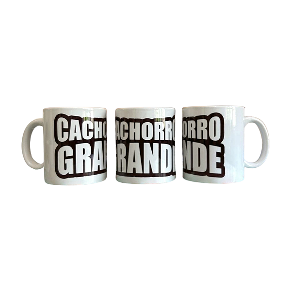 Caneca Cachorro Grande - Logo Preto