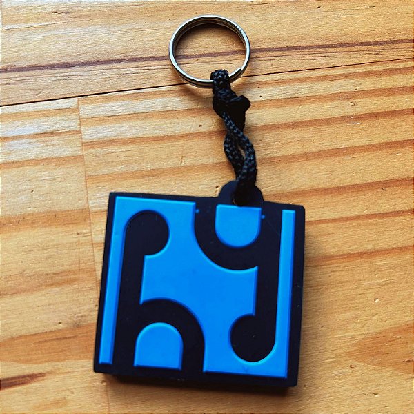Chaveiro HG Azul Quadrado Oficial – Humberto Gessinger