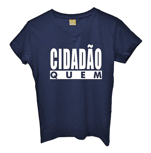 Camiseta Feminina Cidadão Quem - Logo