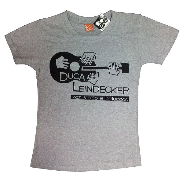Camiseta Feminina Voz Violão e Batucada