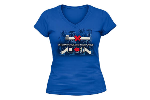 Camiseta Feminina Smokers