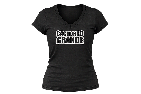 Camiseta Feminina Cachorro Grande