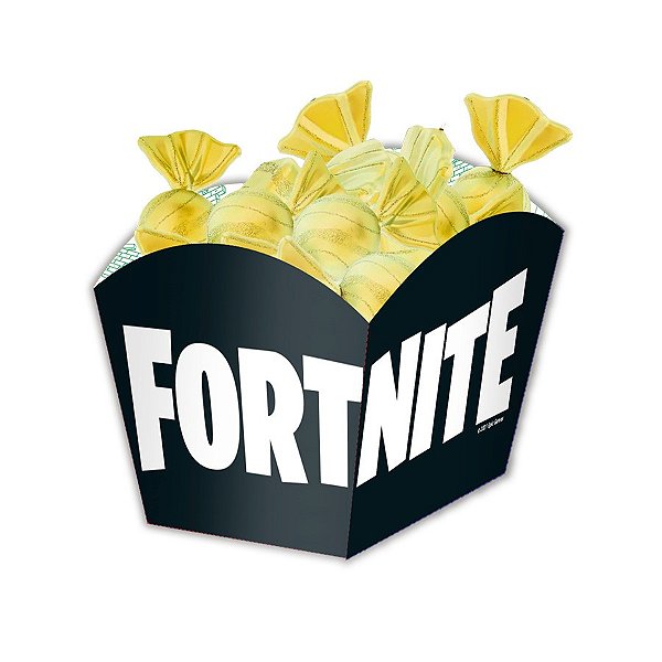 Cachepot Médio Fortnite - 08 unidades - Festcolor - Rizzo
