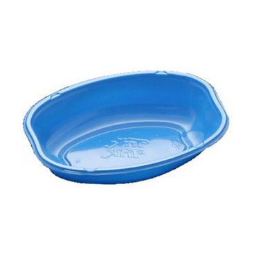 Cumbuca Oval Descartável 10cm Azul 10 unidades Trik Trik