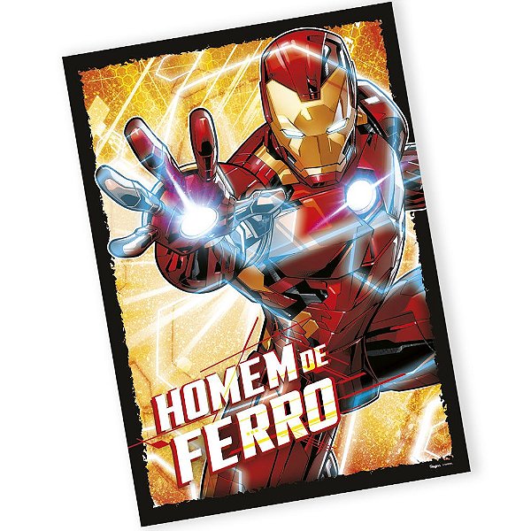 Painel Decorativo Festa Homem de Ferro - 01 unidade - Regina - Rizzo
