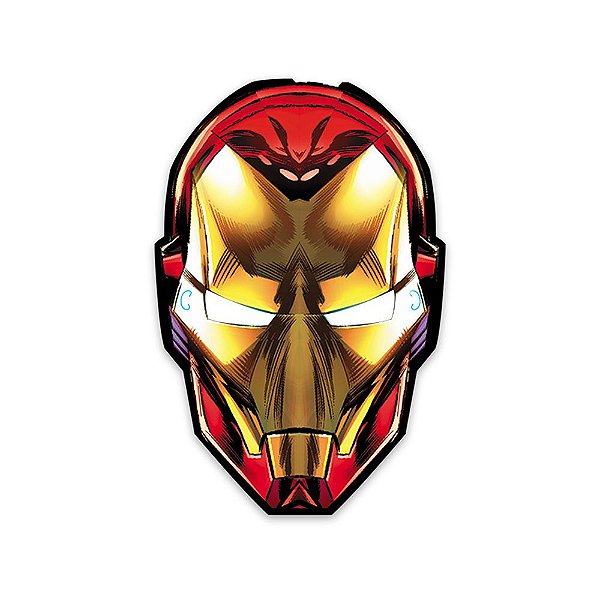 Máscara de Papel Festa Homem de Ferro - 06 unidades - Regina - Rizzo