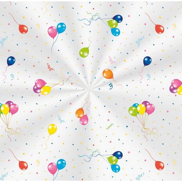 Saco Transparente Decorado Festa dos Balões - 10x14cm - 100 unidades - Cromus - Rizzo