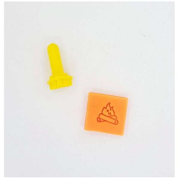 Carimbo Mini - Fogueira - Imprimire 3D - Rizzo Confeitaria