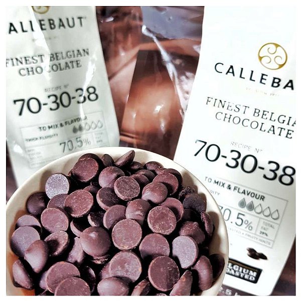 Chocolate Belga Amargo Callebaut 70-30 200g - Rizzo Confeitaria