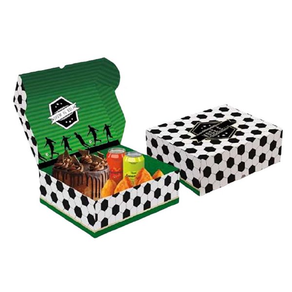 Cesta na Caixa Futebol - 33x23x10cm - 01 unidade - Cromus - Rizzo
