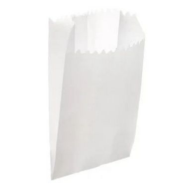 Saquinho de Papel - Liso Branco - 8cm x 14cm - 50 unidades - Rizzo