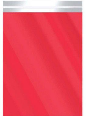 Saco Metalizado com Aba Adesiva Vermelho 08x8cm - 50 unidades - Cromus - Rizzo