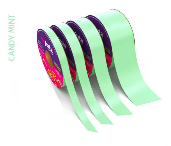 Rolo Fita Lisa Candy Verde - 20mm x 50m - EmFesta